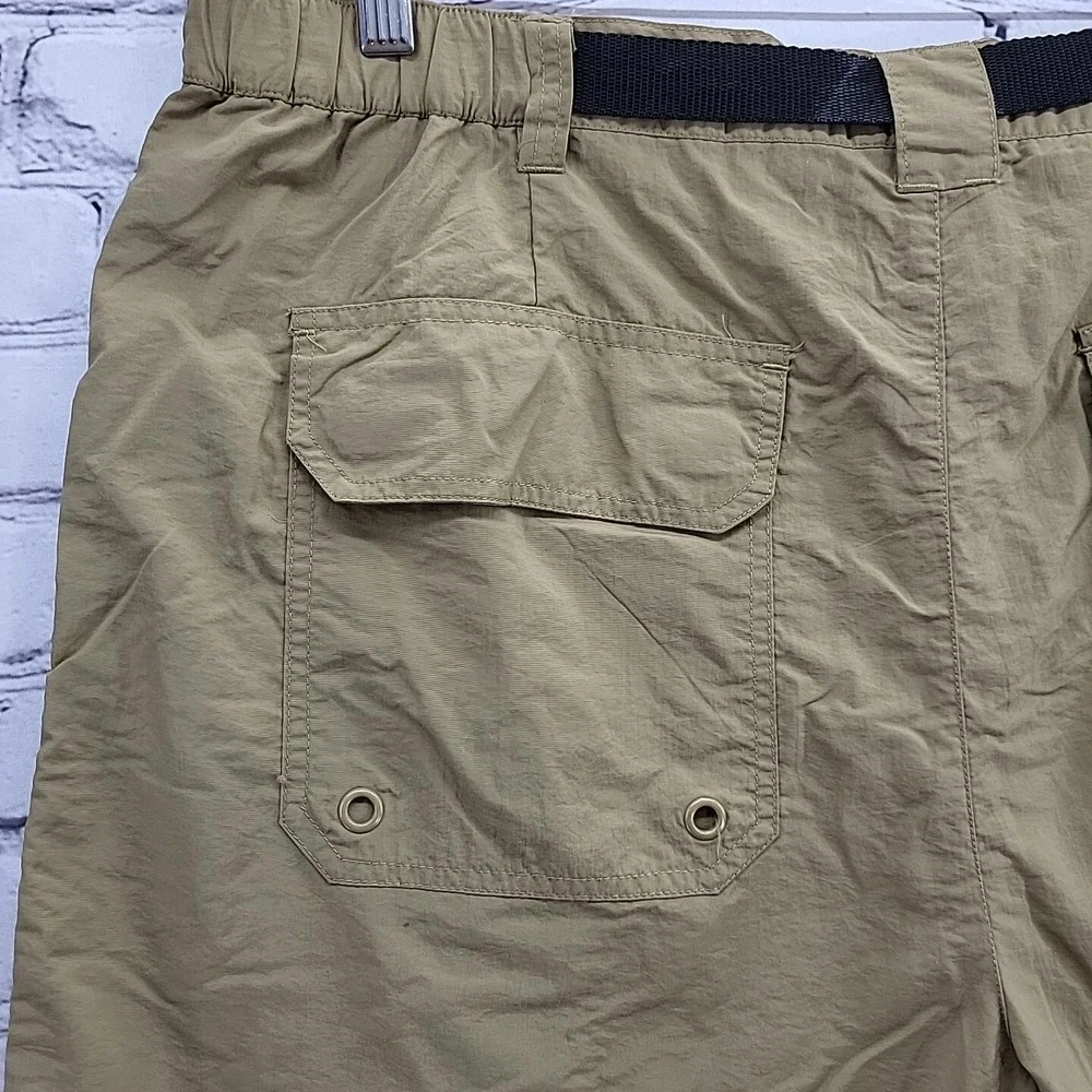 Marino Bay Shorts Mens Sz XL‎ Nylon Outdoors Khaki Weatherproof